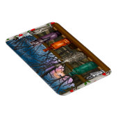 reflectie | Kleurrijke glazen dampen in de venster Magneet (Rechterzijde)