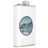 Reflectie Lake Chamclear New York Heupfles (Rechts)