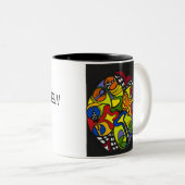 Reflectie mok met COFF... (Voorkant rechts)