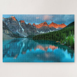 Reflectie Moraine Lake Banff National Park Legpuzzel