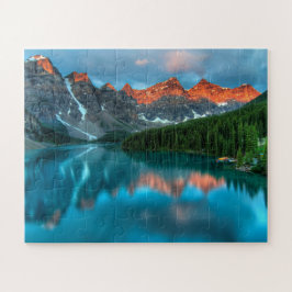 Reflectie Moraine Lake Banff National Park Legpuzzel