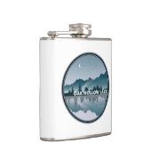 Reflectie op het meer North Carolina van Oak Hollo Heupfles (Rechts)