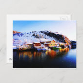 reflectie op het meer van Quidi vidi Briefkaart (Voorkant / Achterkant)