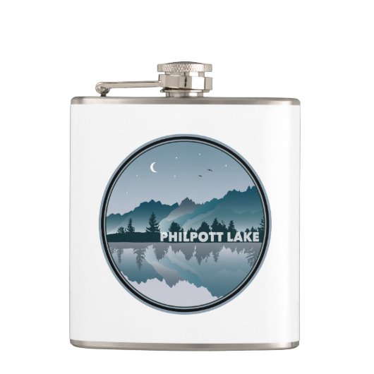 Reflectie op het meer van Virginia Heupfles (Voorkant)