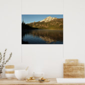 Reflectie op het natuurpark Jenny Lake Grand Teton Poster (Keuken)