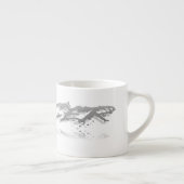 Reflectie op kanker espresso kop (Rechts)