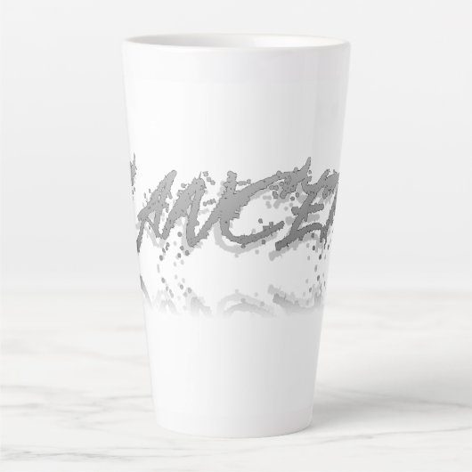 Reflectie op kanker latte mok (Voorkant)