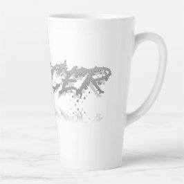 Reflectie op kanker latte mok