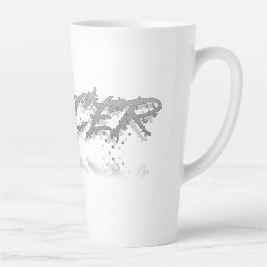 Reflectie op kanker latte mok (Rechts)