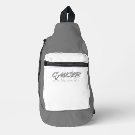 Reflectie op kanker sling bag (Voorkant)