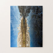 Reflectie op patagonië legpuzzel (Verticaal)