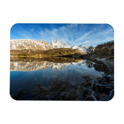 Reflectie op patagonië magneet (Horizontaal)