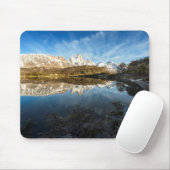 Reflectie op patagonië muismat (Met muis)