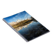 Reflectie op patagonië notitieboek (Rechterzijde)