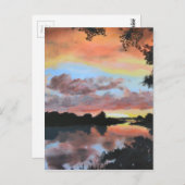 Reflectie over de Zambezi Briefkaart (Voorkant / Achterkant)