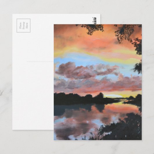 Reflectie over de Zambezi Briefkaart (Voorkant / Achterkant)