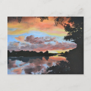 Reflectie over de Zambezi Briefkaart