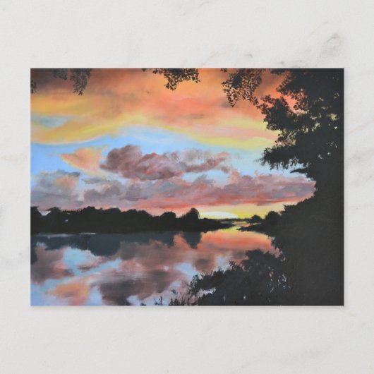 Reflectie over de Zambezi Briefkaart (Voorkant)