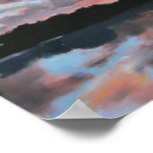 Reflectie over de Zambezi Poster (Hoek)