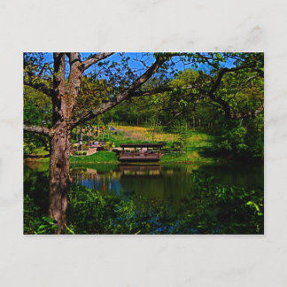 reflectie over het Briefkaart van het meer