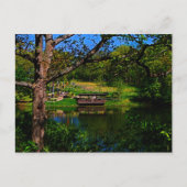 reflectie over het Briefkaart van het meer (Voorkant)