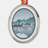 Reflectie over het Indimeer van New York Metalen Ornament (Links)