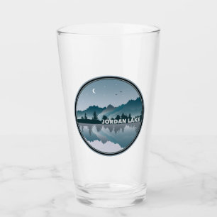 reflectie over het Jordan Lake North Carolina Glas