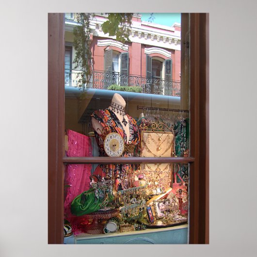 reflectie over het NOLA-venster Poster (Voorkant)