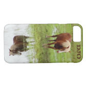 Reflectie over landpaarden en -Boerderijen Case-Mate iPhone Case (Achterkant (Horizontaal))