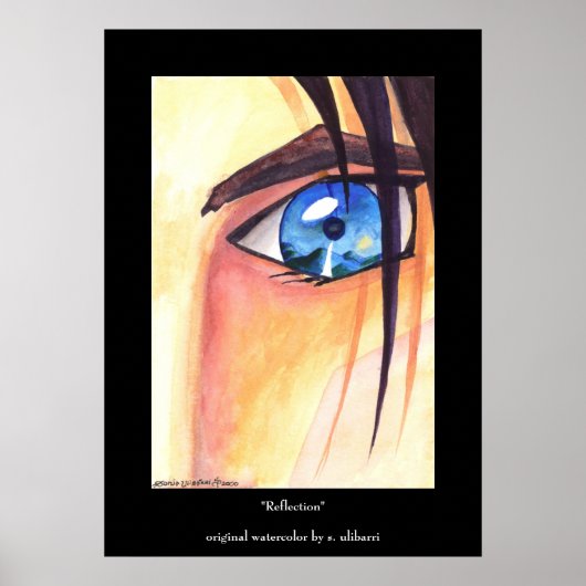 "Reflectie" Poster (Voorkant)