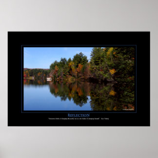 reflectie poster
