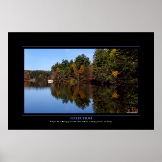 reflectie poster (Voorkant)