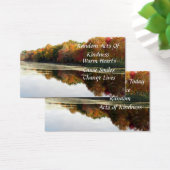 Reflectie Random Acties van Kaarten van de Kindnes Visitekaartjes (Bureau)
