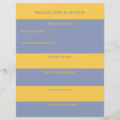 Reflectie & Review Praktische Planner voor Student (Voorkant)