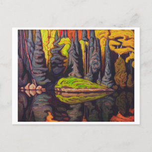 Reflectie, Sand Lake, Algoma   Lawren Harris   Briefkaart