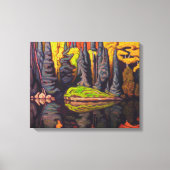 Reflectie, Sand Lake, Algoma | Lawren Harris | Canvas Afdruk (Voorkant)