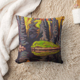 Reflectie, Sand Lake, Algoma | Lawren Harris | Kussen