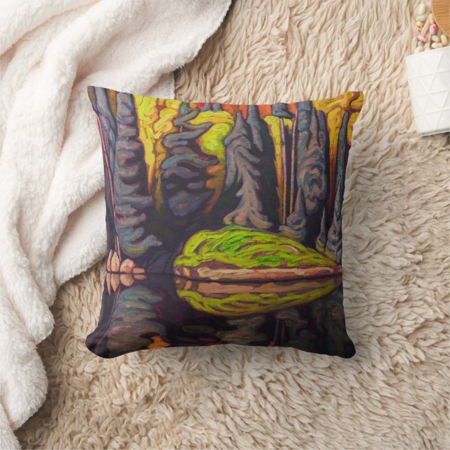 Reflectie, Sand Lake, Algoma | Lawren Harris | Kussen (Deken)