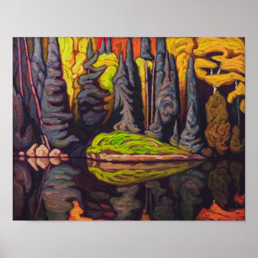 Reflectie, Sand Lake, Algoma | Lawren Harris | Poster (Voorkant)