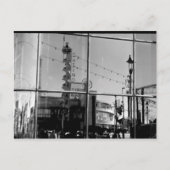 Reflectie Sandcastle window B/W Briefkaart (Voorkant)