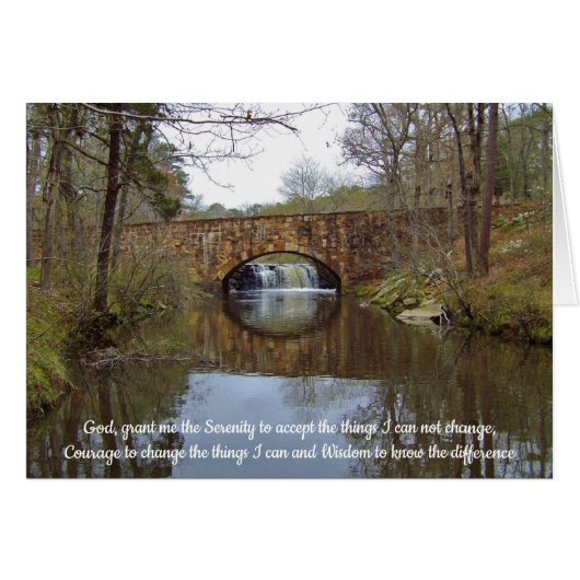 Reflectie Serentity Prayer (Voorkant Horizontaal)