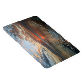 Reflectie Sunset, kabelstrand, Broom - Magnet Magneet (Rechterzijde)