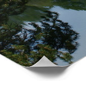 Reflectie Teton Mountain Poster (Hoek)