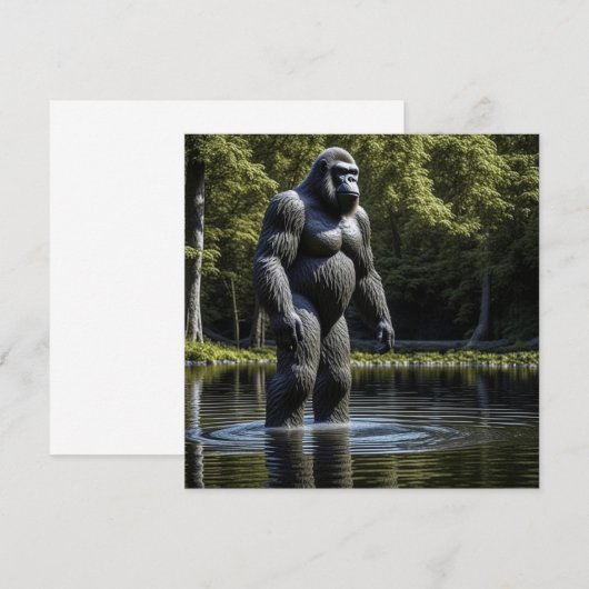 Reflectie van Bigfoot in Water (Voorkant / Achterkant)