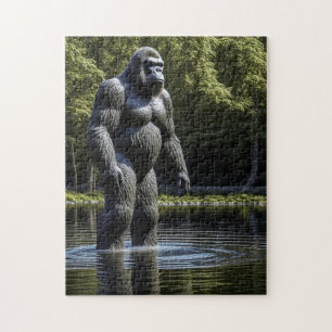 Reflectie van Bigfoot in Water Legpuzzel