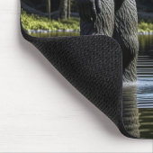 Reflectie van Bigfoot in Water Muismat (Hoek)
