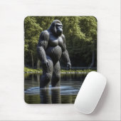 Reflectie van Bigfoot in Water Muismat (Met muis)