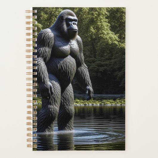 Reflectie van Bigfoot in Water Planner (Voorkant)