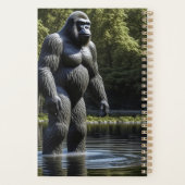 Reflectie van Bigfoot in Water Planner (Achterkant)