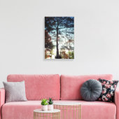 Reflectie van Bomen op het Water Natuur Foto Canvas Afdruk (Insitu (Woonkamer))